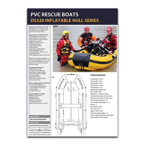 DS320 Inflatable Boat DataSheet